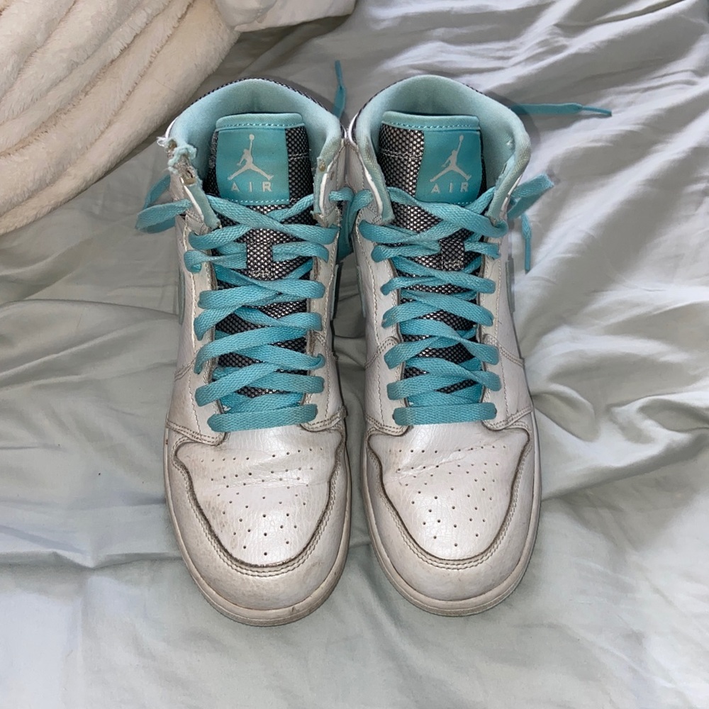 Light blue and white Air Jordan!